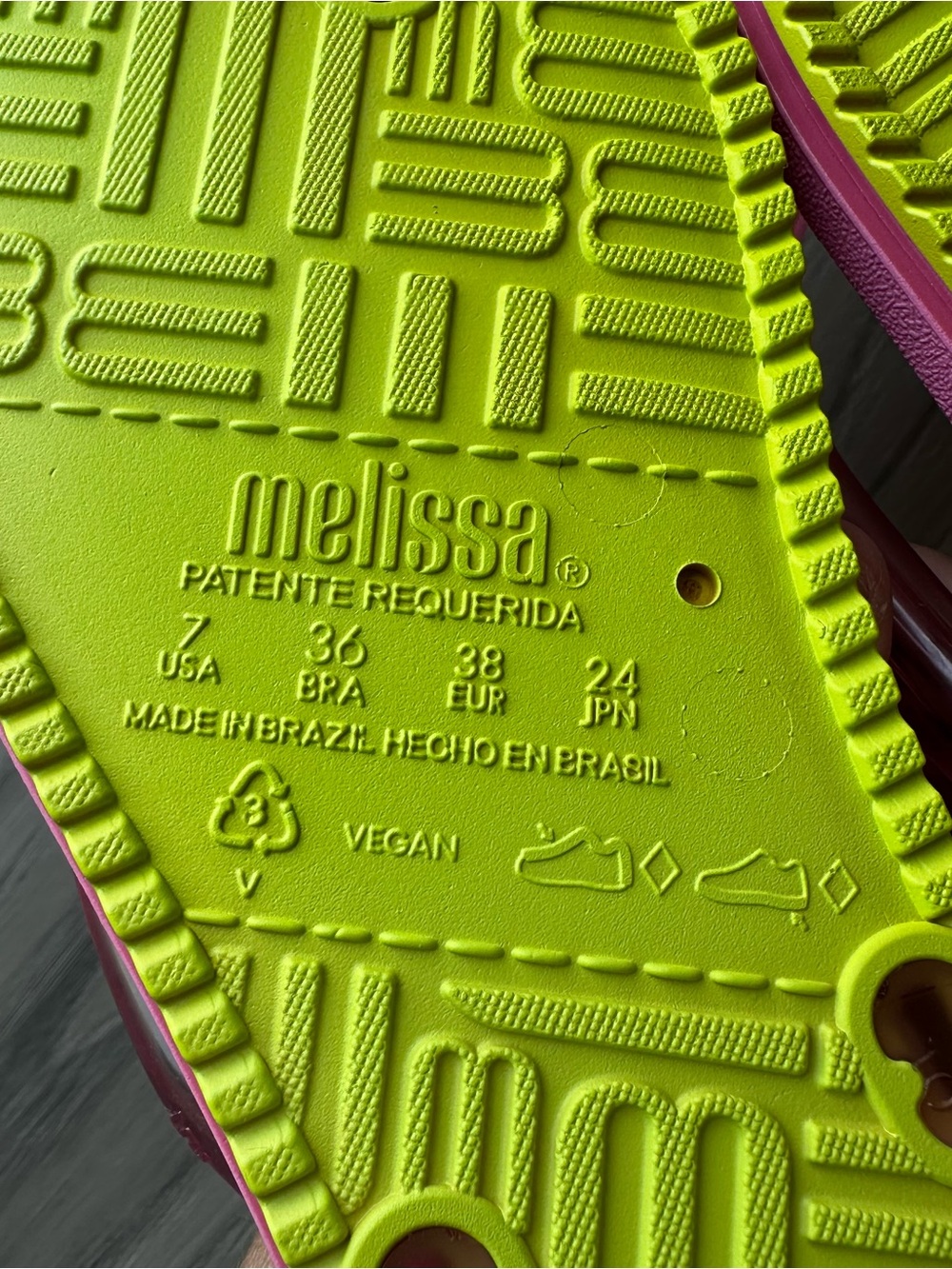Melissa Flip Flip Airflow Pink - Picture 4 of 5